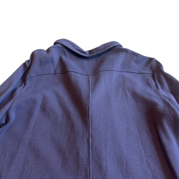 Soft Surroundings Take Two Textured Waffle Knit Tunic Top Purple Size XL Women's - Picture 7 of 12